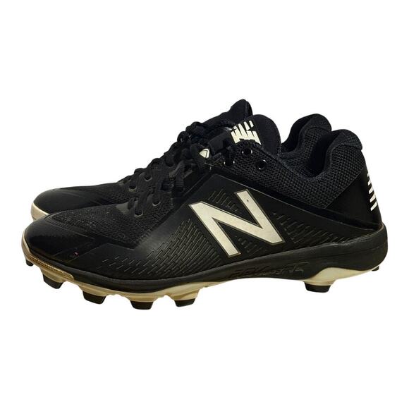 New Balance FuelCell COMPv3 Baseball Cleats Men's Size 12.5 Black White Molded - Picture 4 of 8